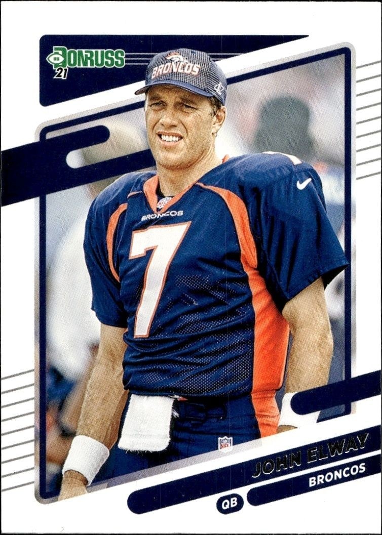 2021 Panini Donruss John Elway #180B trading card