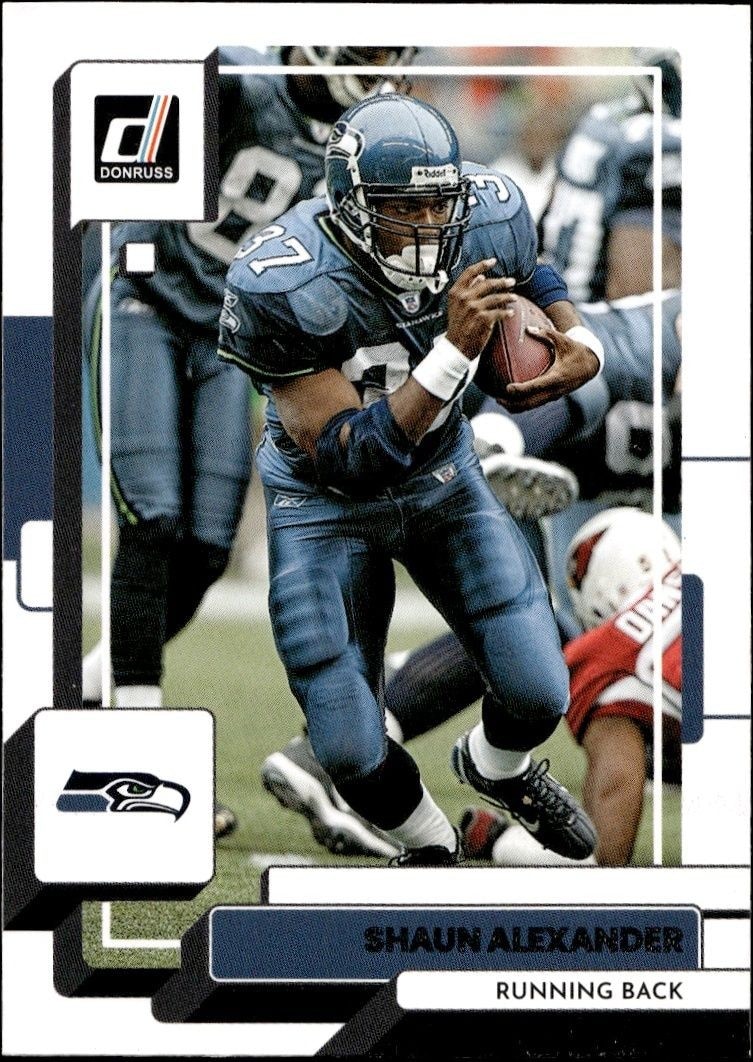 2022 Panini Donruss Shaun Alexander #37 trading card