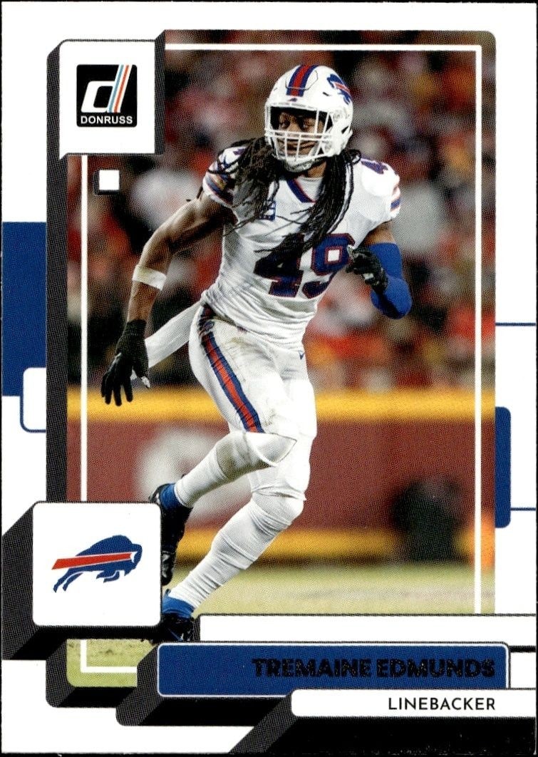 2022 Panini Donruss Tremaine Edmunds #120 trading card