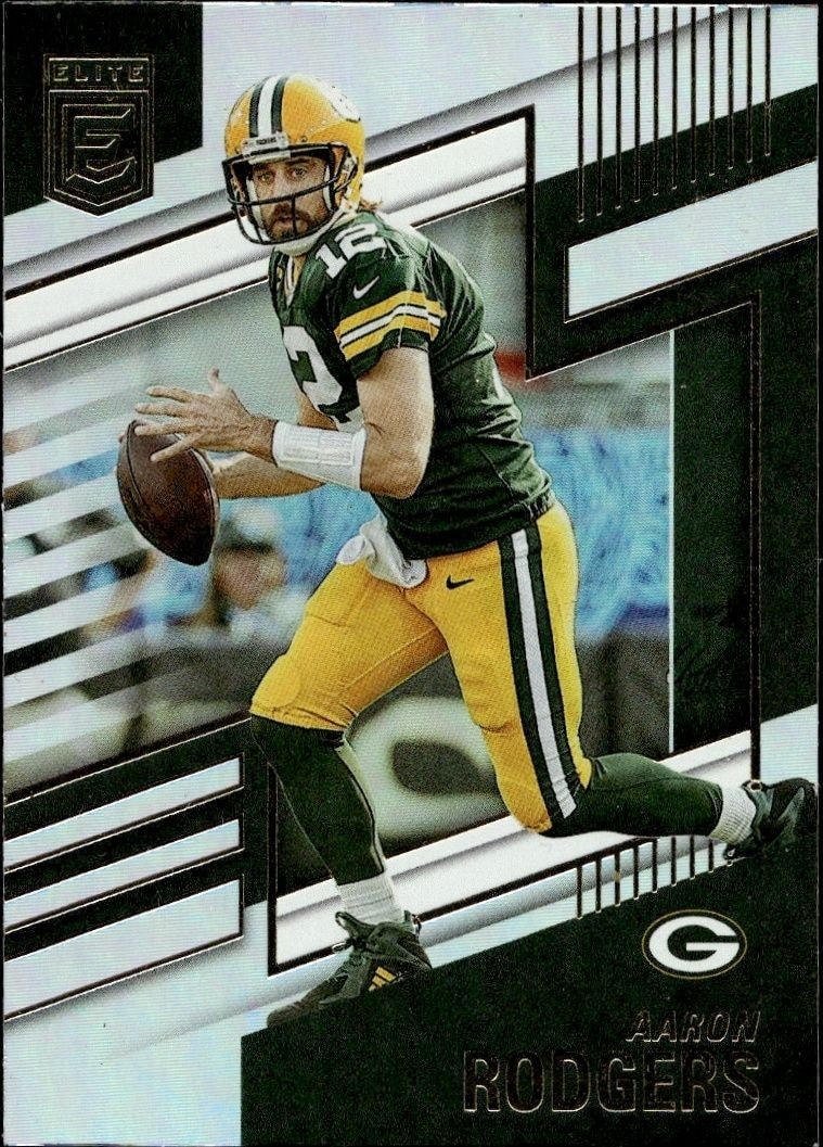 2022 Panini Donruss Elite Aaron Rodgers #73 trading card