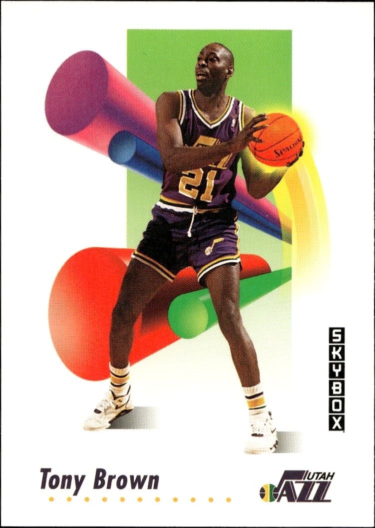 1991-92 Skybox Tony Brown #278 trading card
