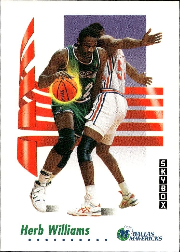 1991-92 Skybox Herb Williams #66 trading card
