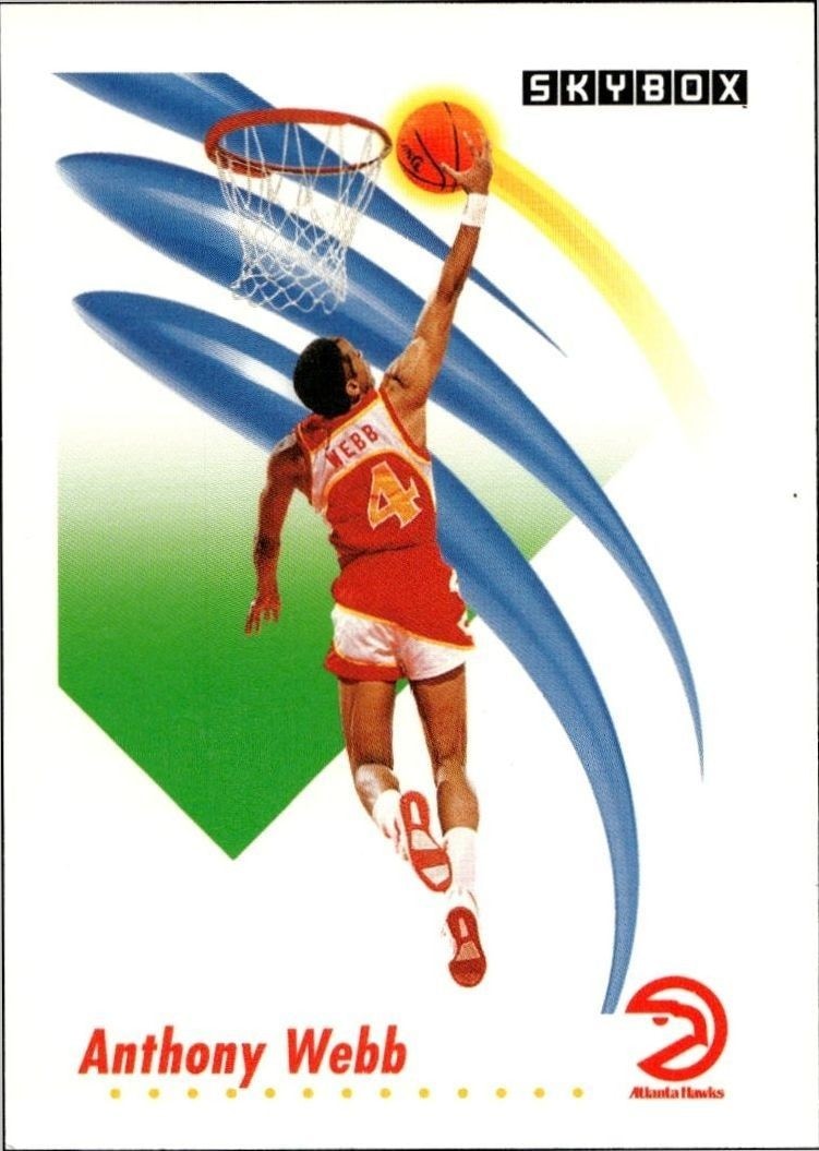 1991-92 Skybox Spud Webb #9 trading card