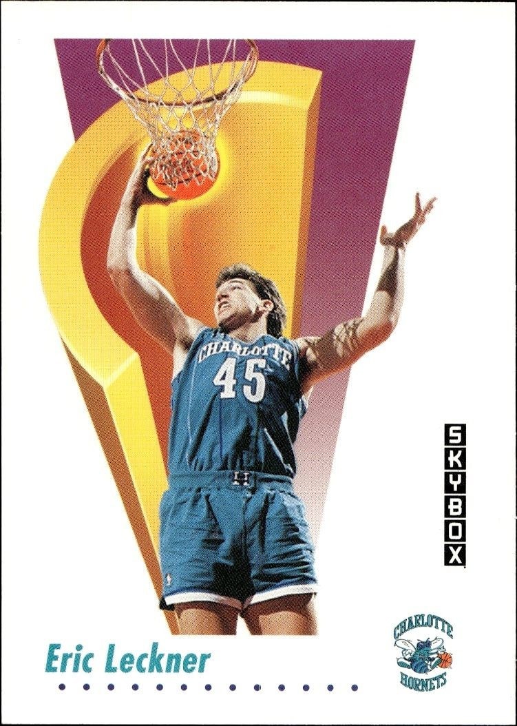1991-92 Skybox Eric Leckner #30 basketball trading card front