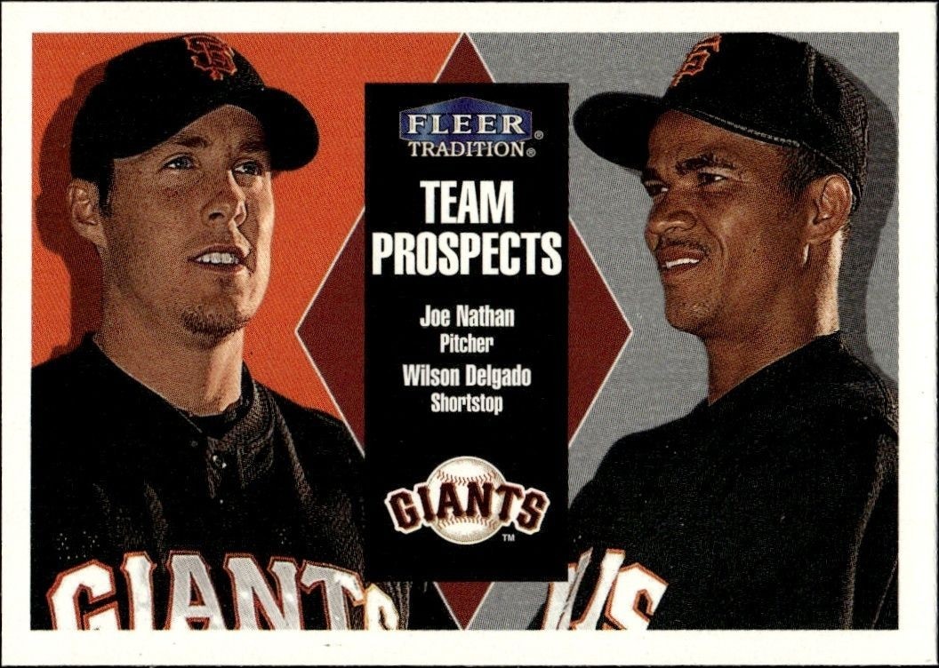 2000 Fleer Tradition Glossy Joe Nathan #364 trading card