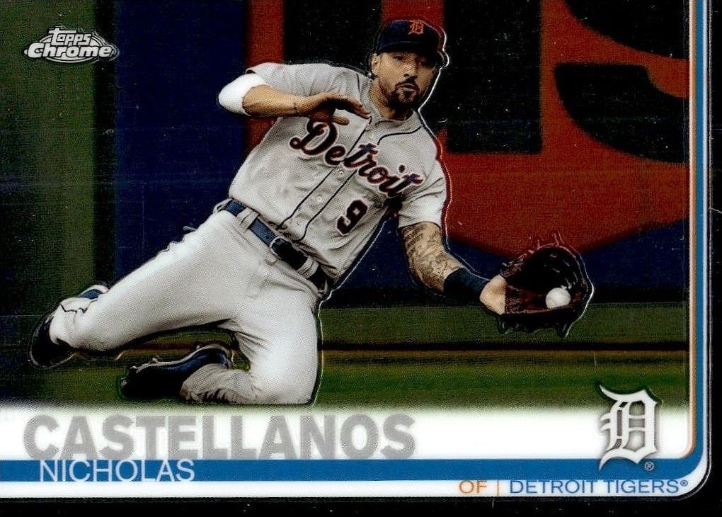 2019 Topps Chrome Nicholas Castellanos #95 trading card