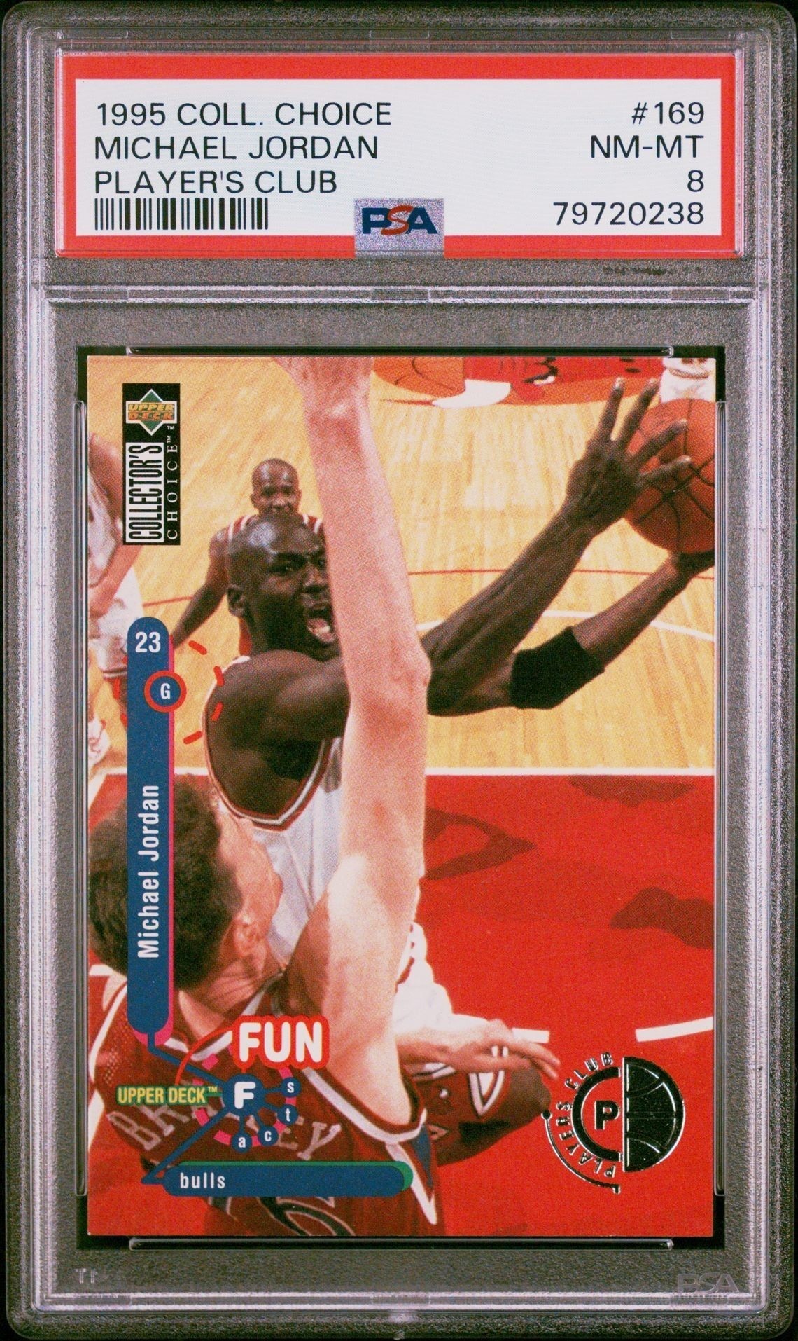 1995-96 Upper-Deck Collector's Choice Michael Jordan #169 trading card