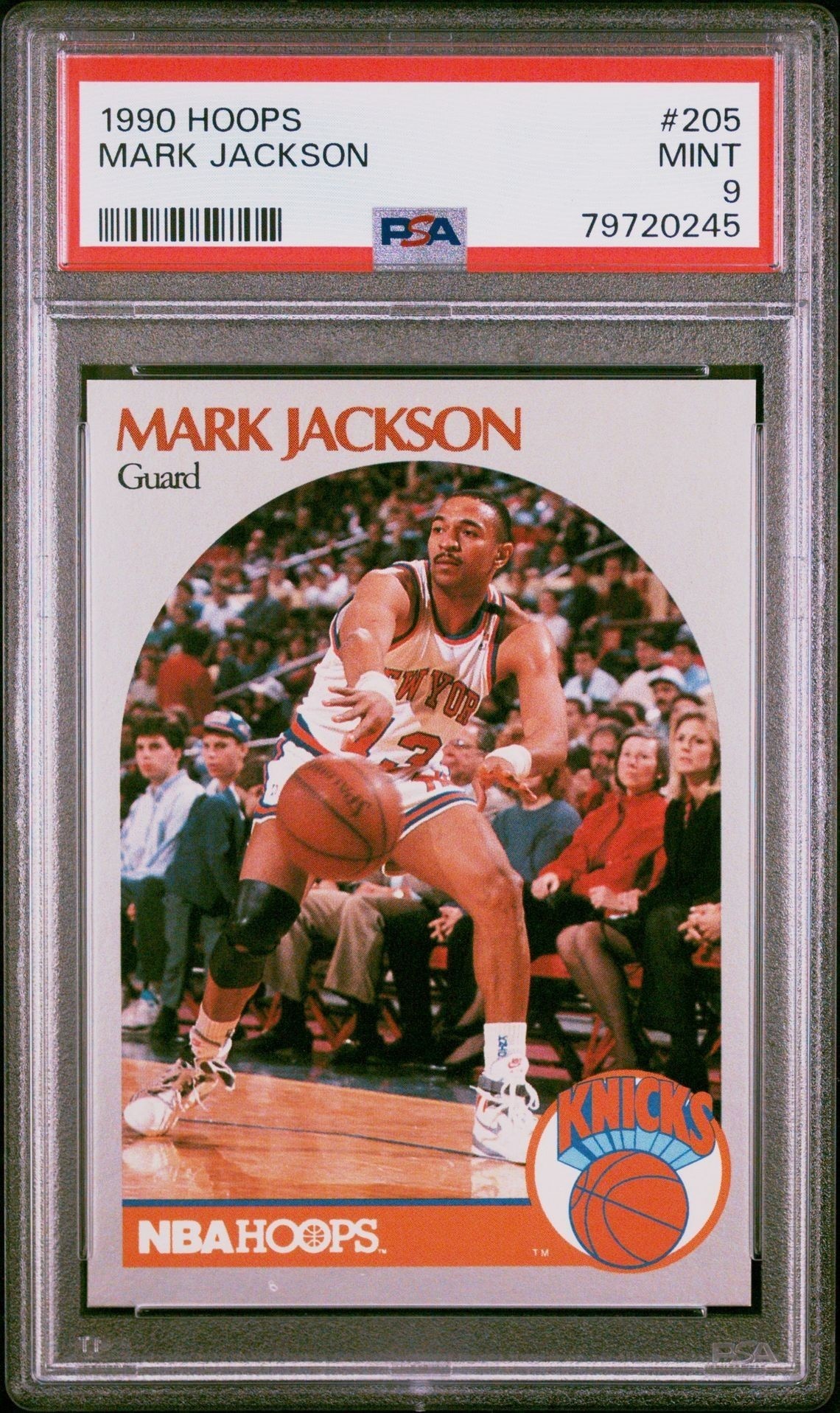 1990-91 Skybox NBA Hoops Mark Jackson #205 trading card