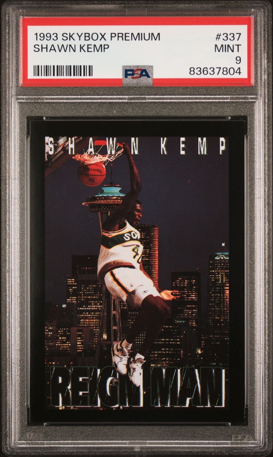 1993-94 Skybox Premium Shawn Kemp #337 trading card