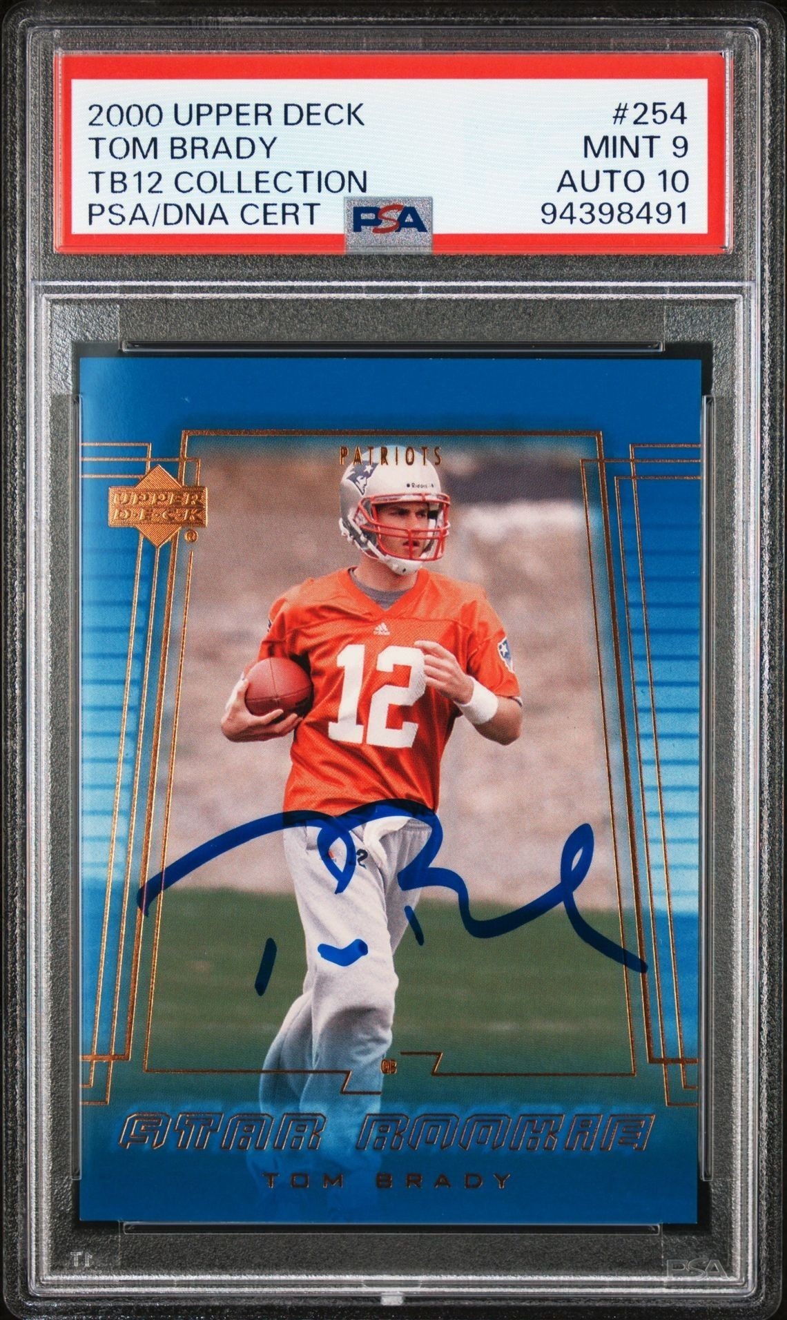 2000 Upper-Deck Tb12 Collection Tom Brady #254 trading card