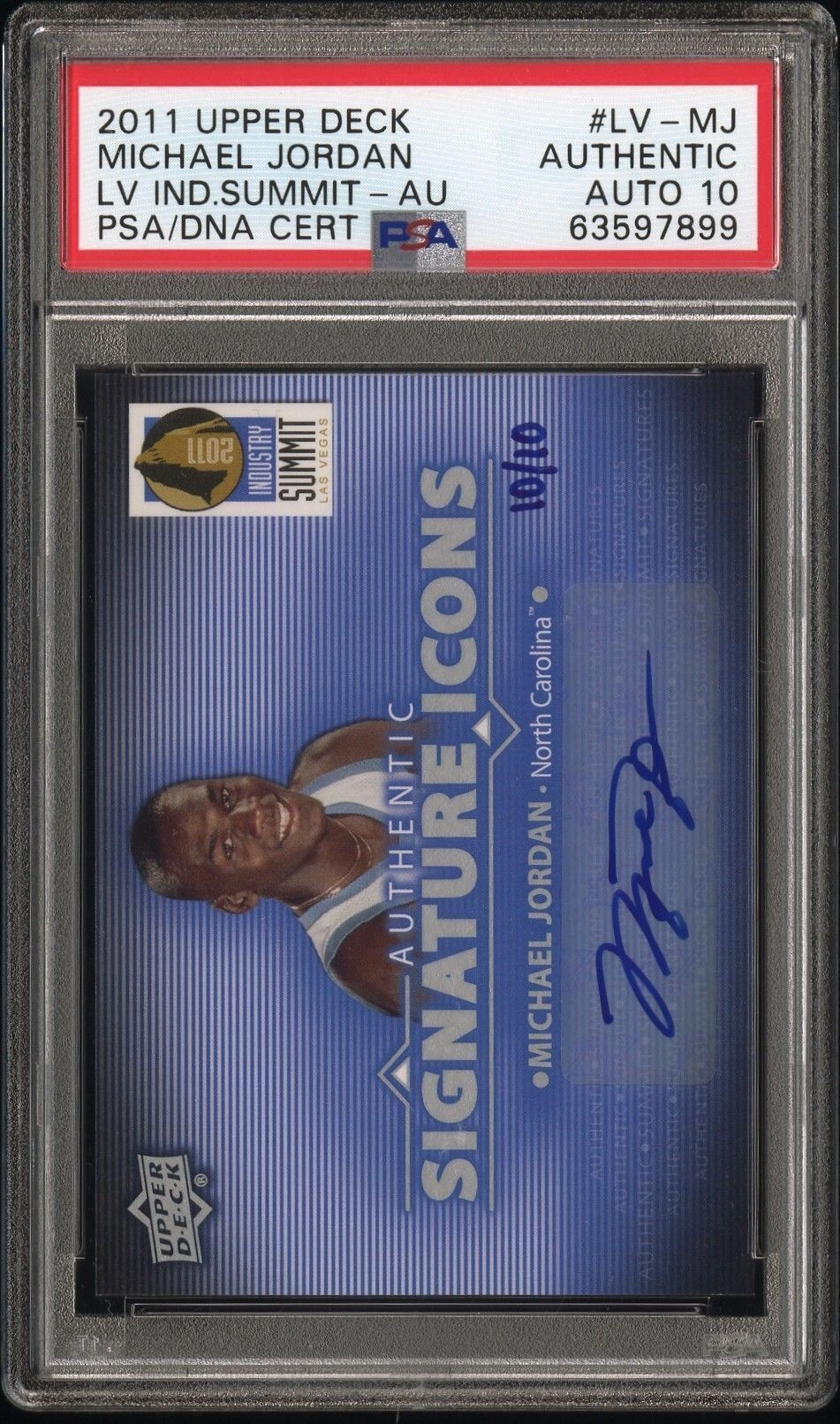 2011-12 Upper-Deck Industry Summit Michael Jordan #LV-MJ trading card