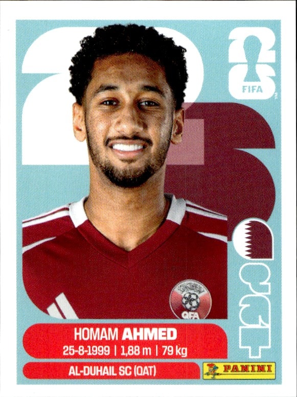 2026 Panini FIFA World Cup Homam Ahmed #QAT 5 trading card