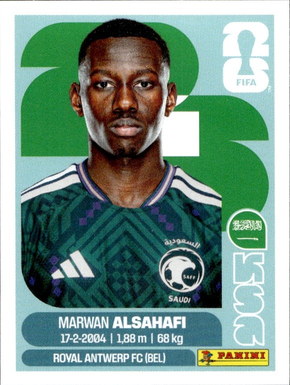 2026 Panini FIFA World Cup Marwan Alsahafi #KSA 15 trading card
