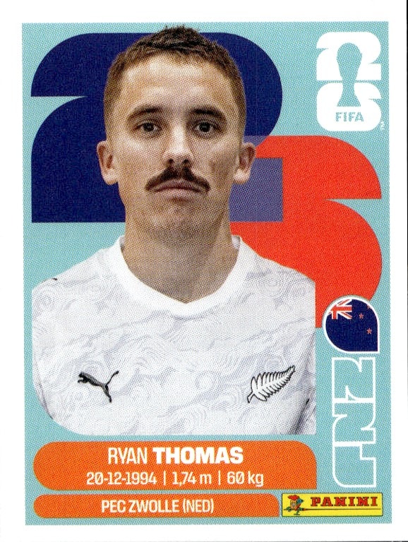 2026 Panini FIFA World Cup Ryan Thomas #NZL 12 trading card