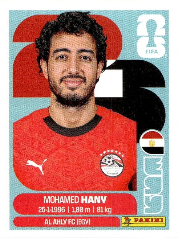 2026 Panini FIFA World Cup Mohamed Hany #EGY 3 trading card