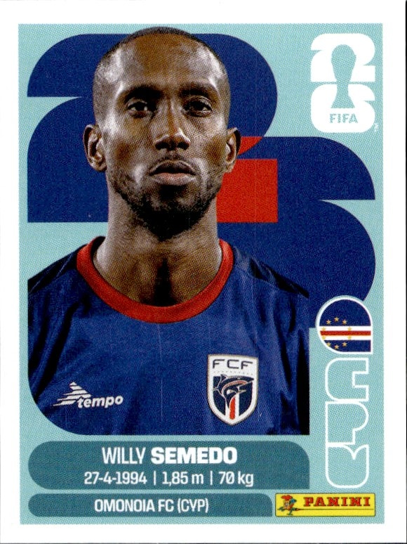 2026 Panini FIFA World Cup Willy Semedo #CPV 19 trading card