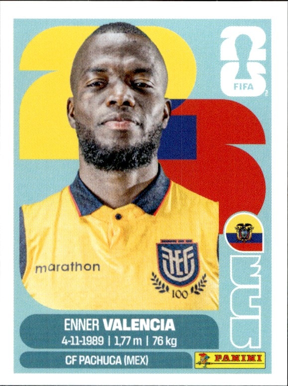 2026 Panini FIFA World Cup Enner Valencia #ECU 20 trading card