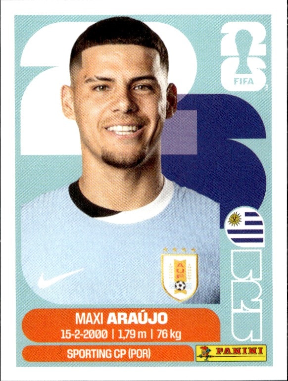 2026 Panini FIFA World Cup Maxi Araújo #URU 16 trading card