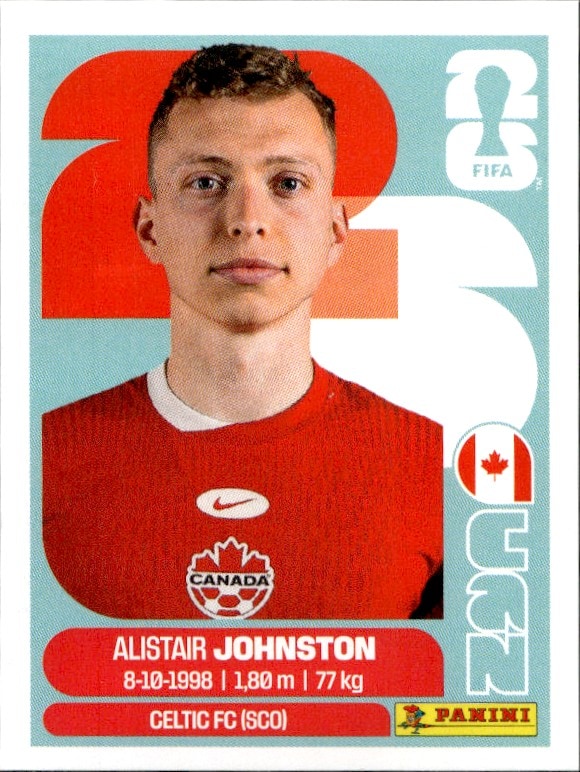 2026 Panini FIFA World Cup Alistair Johnston #CAN 4 trading card
