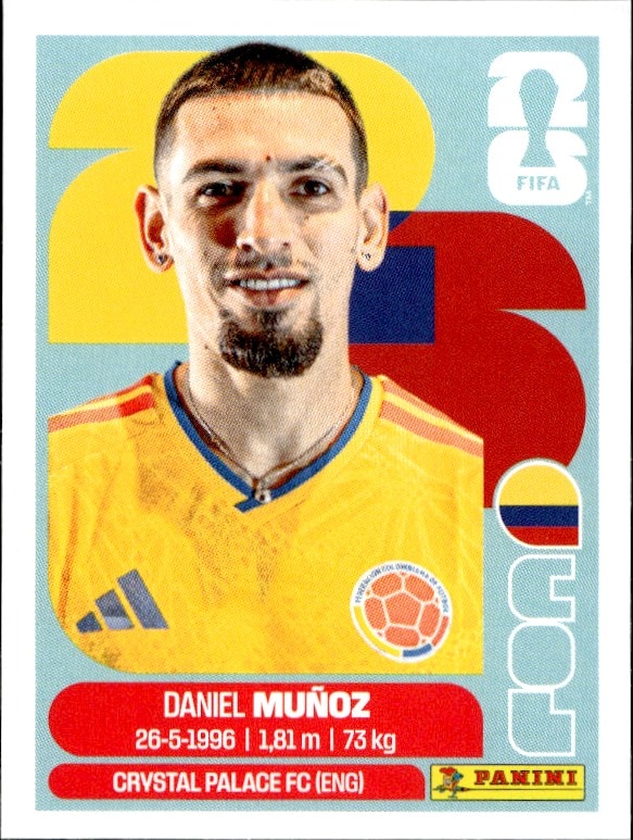 2026 Panini FIFA World Cup Daniel Muñoz #COL 6 trading card
