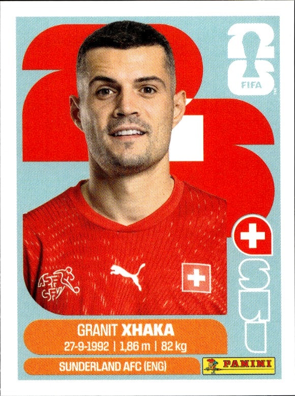 2026 Panini FIFA World Cup Granit Xhaka #SUI 9 trading card