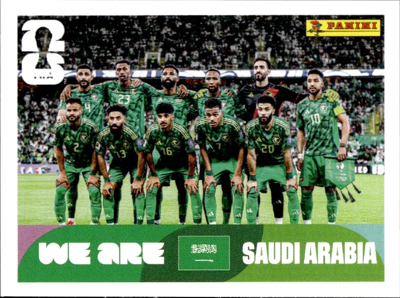 2026 Panini FIFA World Cup Saudi Arabia #KSA 13 trading card