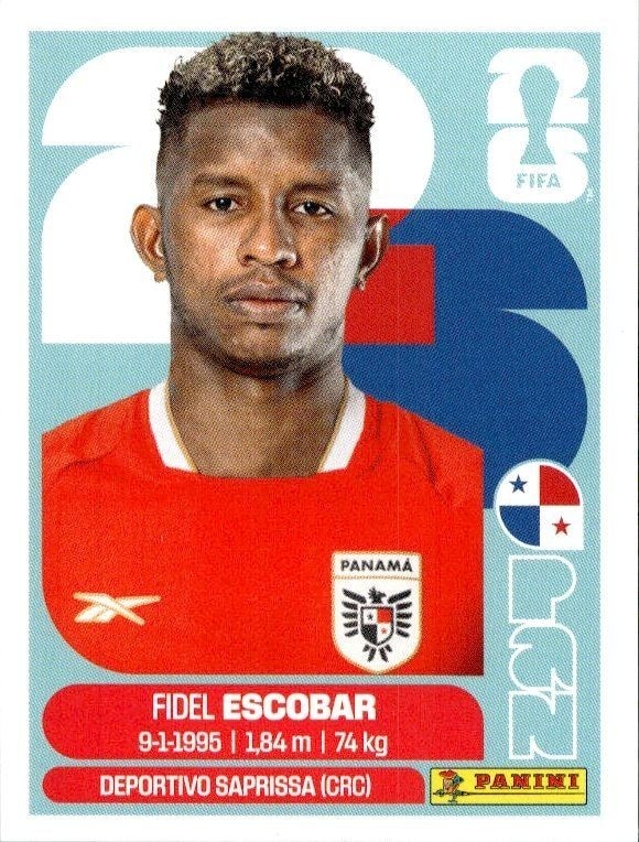 2026 Panini FIFA World Cup Fidel Escobar #PAN 4 trading card