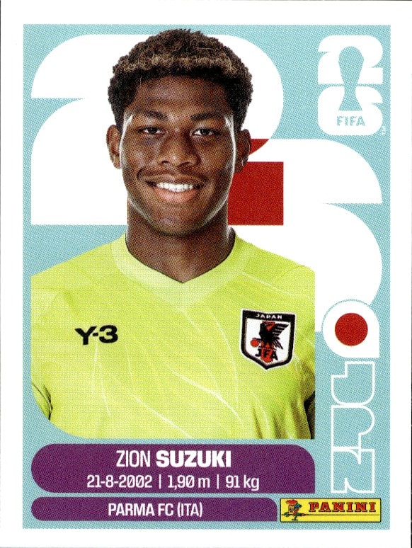 2026 Panini FIFA World Cup Zion Suzuki #JPN 2 trading card