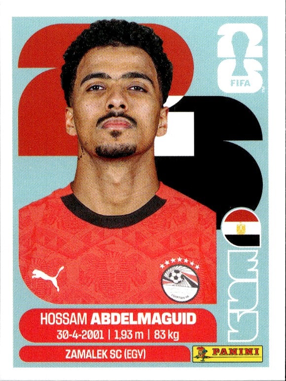 2026 Panini FIFA World Cup Hossam Abdelmaguid #EGY 8 trading card