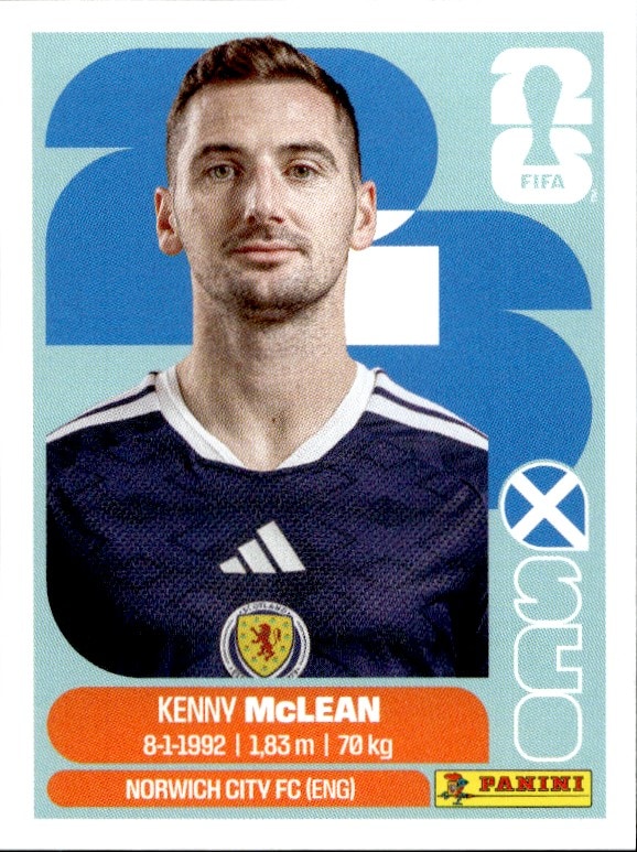 2026 Panini FIFA World Cup Kenny McLean #SCO 16 trading card