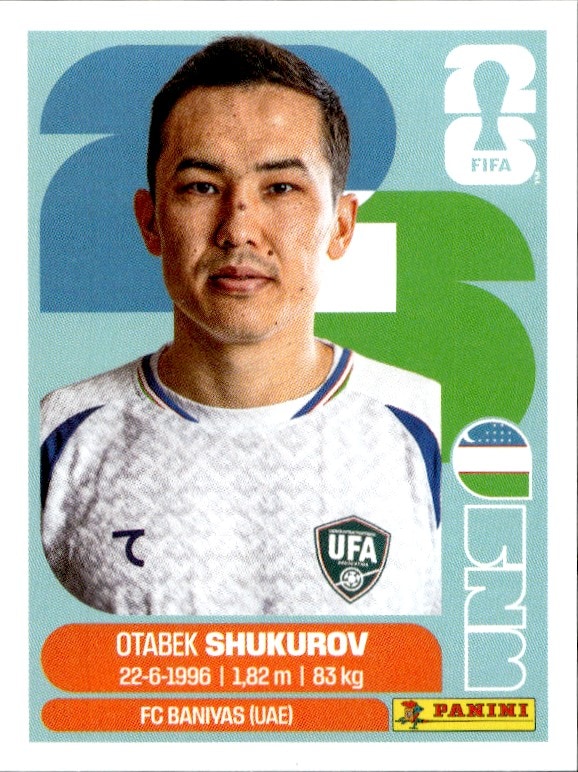 2026 Panini FIFA World Cup Otabek Shukurov #UZB 11 trading card