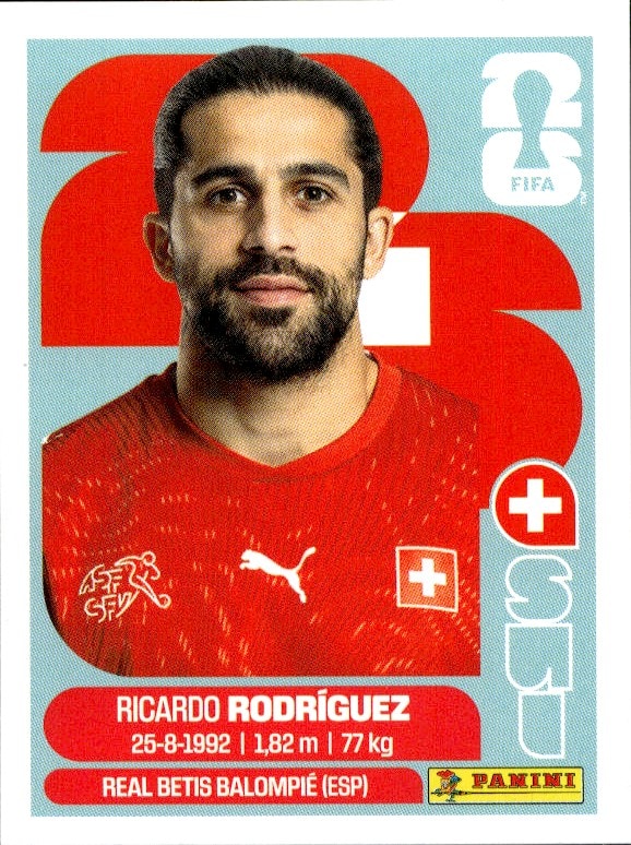 2026 Panini FIFA World Cup Ricardo Rodríguez #SUI 5 trading card