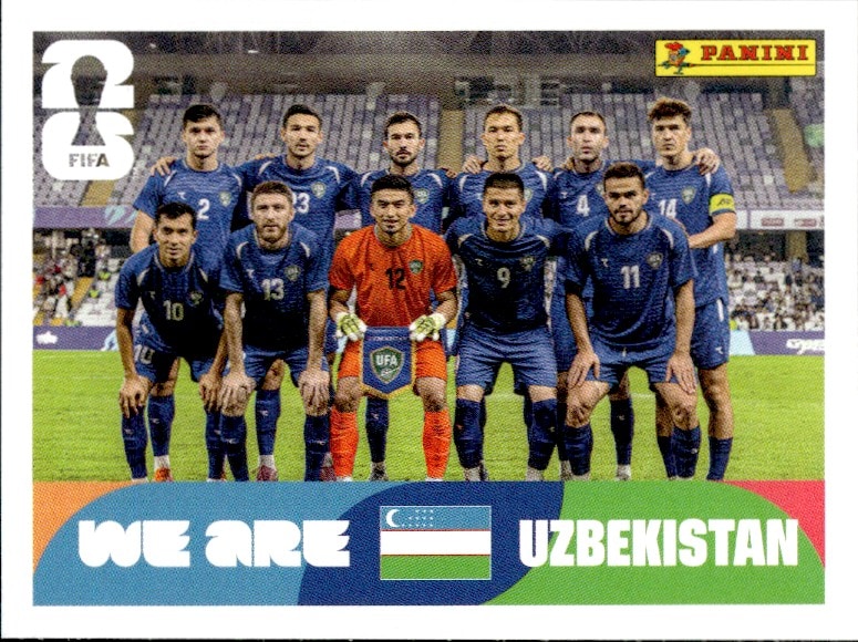 2026 Panini FIFA World Cup Uzbekistan #UZB 13 trading card