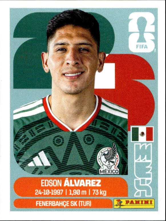 2026 Panini FIFA World Cup Edson Álvarez #MEX 10 trading card