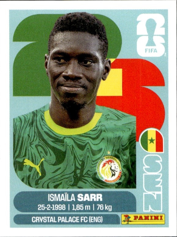 2026 Panini FIFA World Cup Ismaila Sarr #SEN 16 trading card