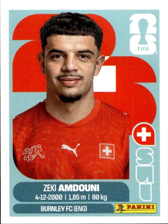 2026 Panini FIFA World Cup Zeki Amdouni #SUI 20 trading card