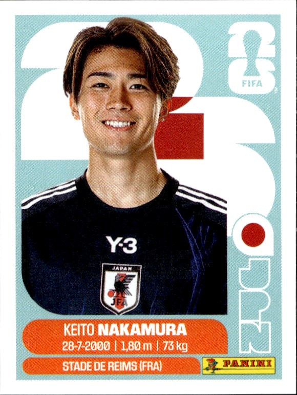 2026 Panini FIFA World Cup Keito Nakamura #JPN 15 trading card