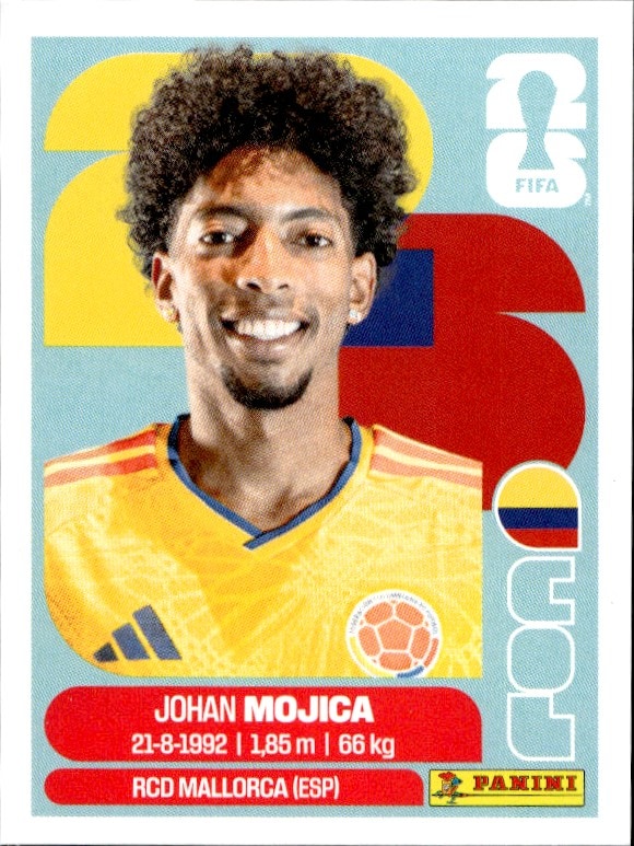 2026 Panini FIFA World Cup Johan Mojica #COL 7 trading card