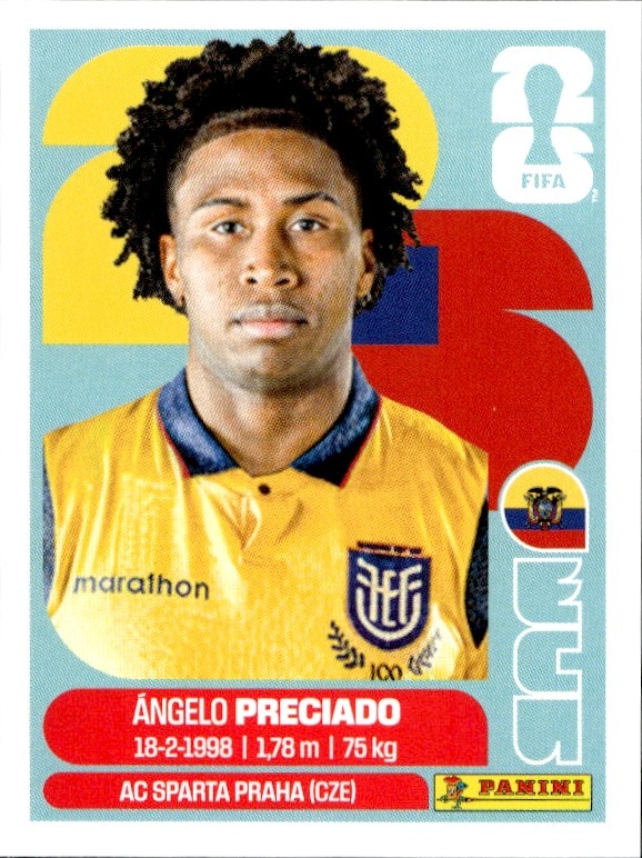 2026 Panini FIFA World Cup Ángelo Preciado #ECU 7 trading card