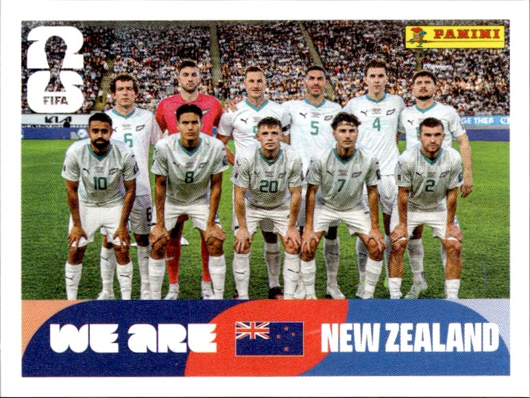 2026 Panini FIFA World Cup New Zealand #NZL 13 trading card
