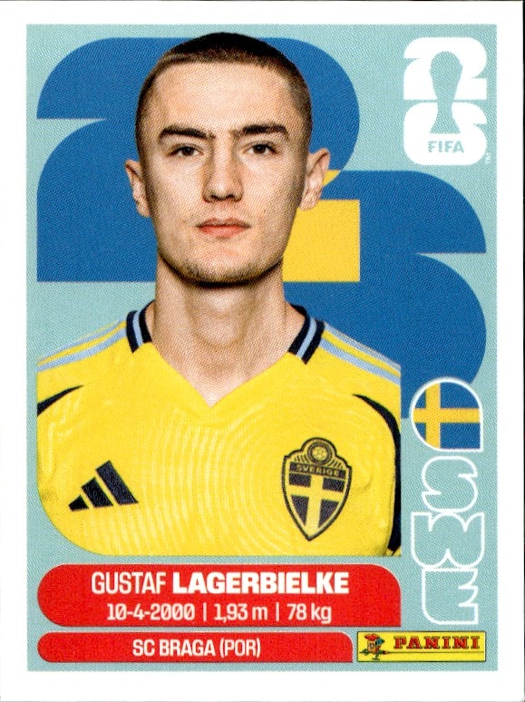 2026 Panini FIFA World Cup Gustaf Lagerbielke #SWE 7 trading card