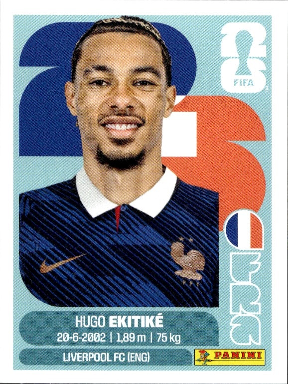2026 Panini FIFA World Cup Hugo Ekitiké #FRA 19 trading card