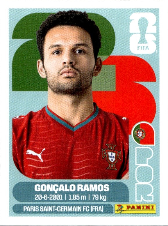2026 Panini FIFA World Cup Gonçalo Ramos #POR 18 trading card