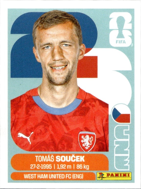 2026 Panini FIFA World Cup Tomáš Souček #CZE 12 trading card