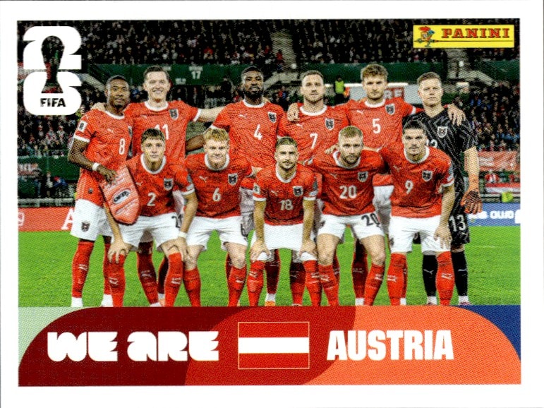 2026 Panini FIFA World Cup Austria #AUT 13 trading card