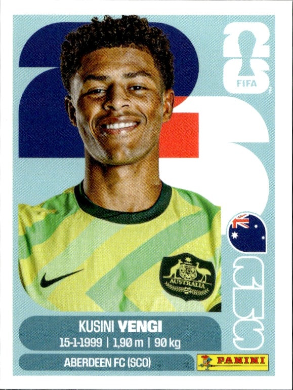 2026 Panini FIFA World Cup Kusini Vengi #AUS 18 trading card