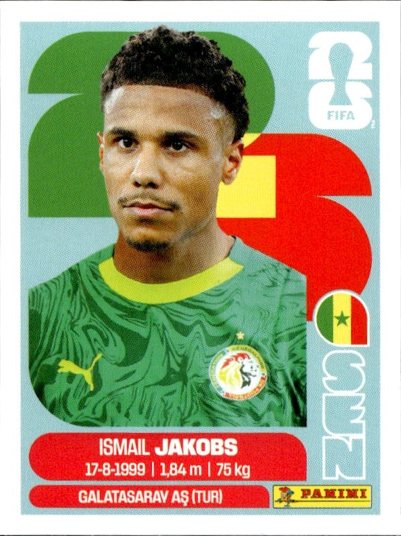 2026 Panini FIFA World Cup Ismail Jakobs #SEN 6 trading card