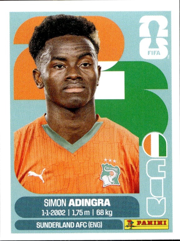 2026 Panini FIFA World Cup Simon Adingra #CIV 17 trading card