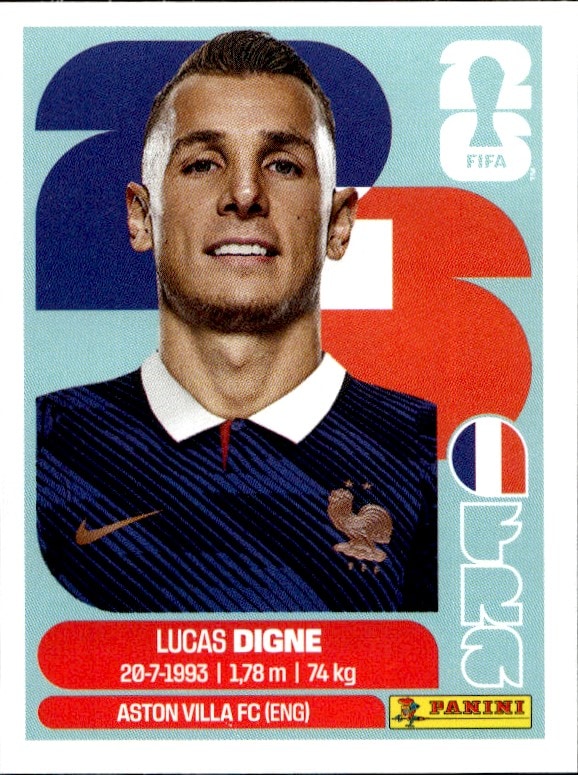 2026 Panini FIFA World Cup Lucas Digne #FRA 8 trading card