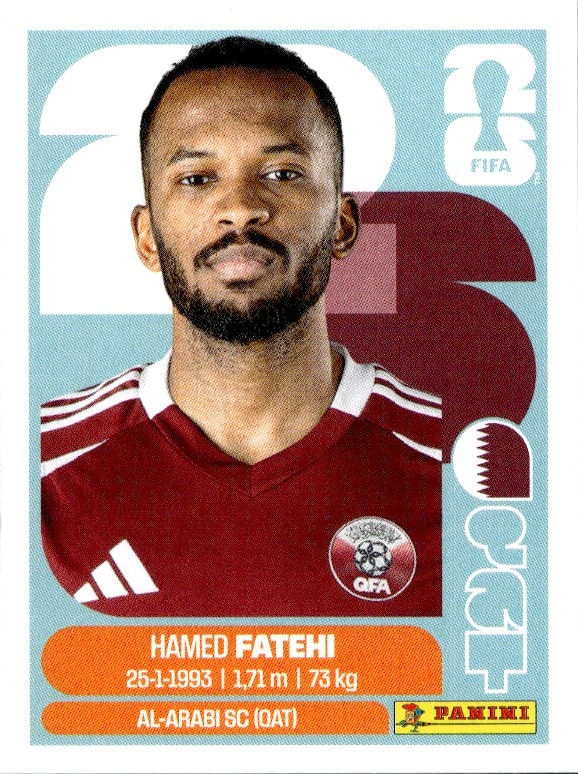 2026 Panini FIFA World Cup Hamed Fatehi #QAT 12 trading card